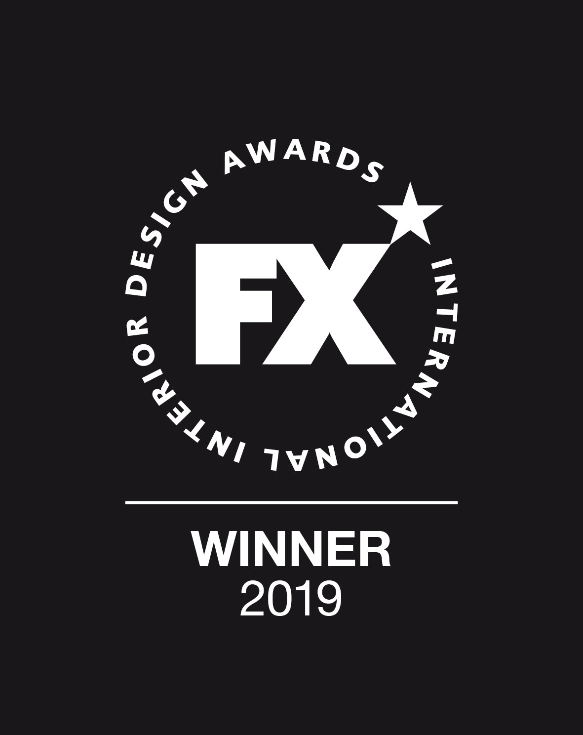 FX International interiors design awards Winner 2019