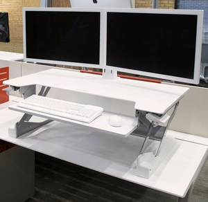 WorkFit-TL Sit-Stand Desktop Workstation